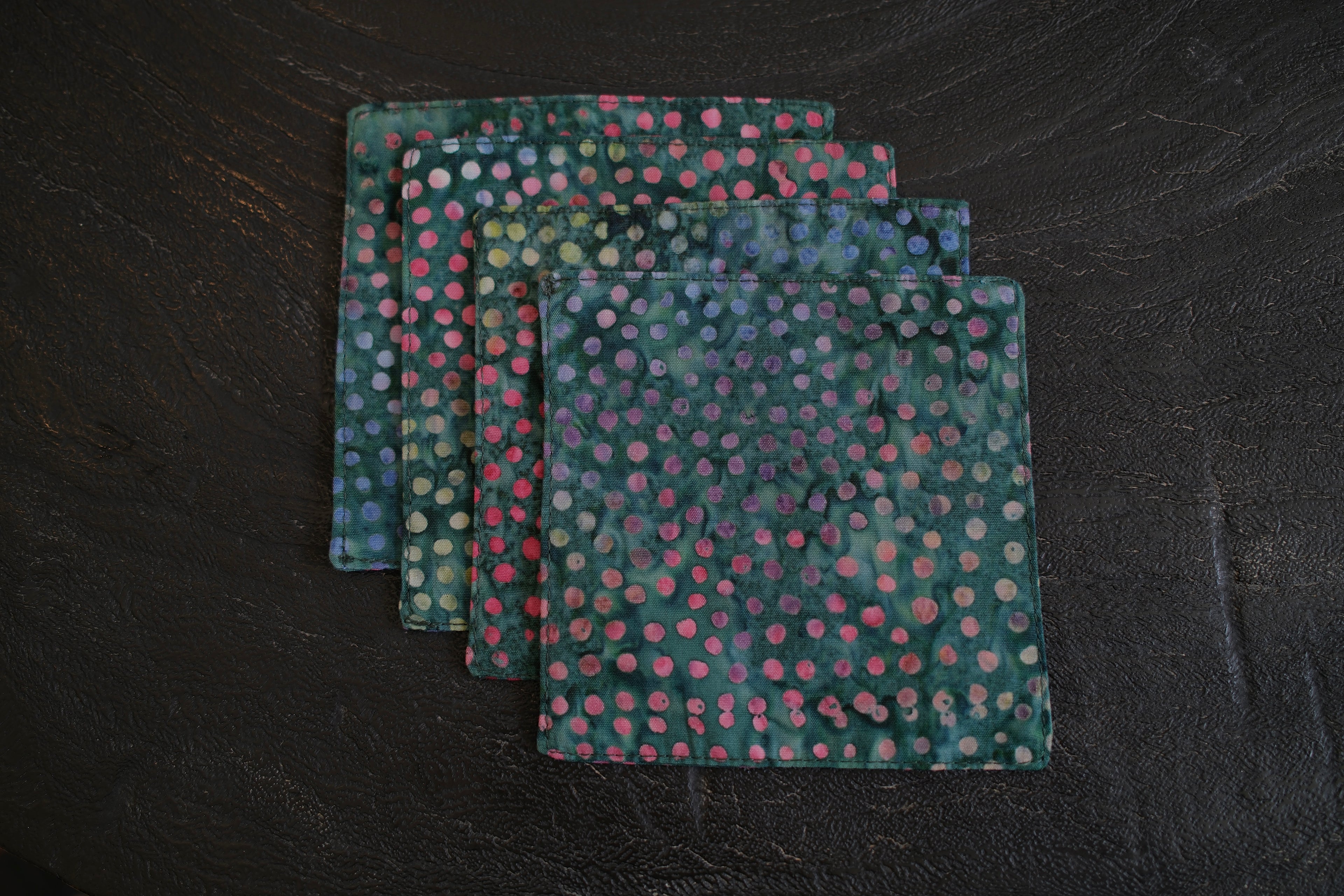 Glass Mirage Coasters (set of 4)