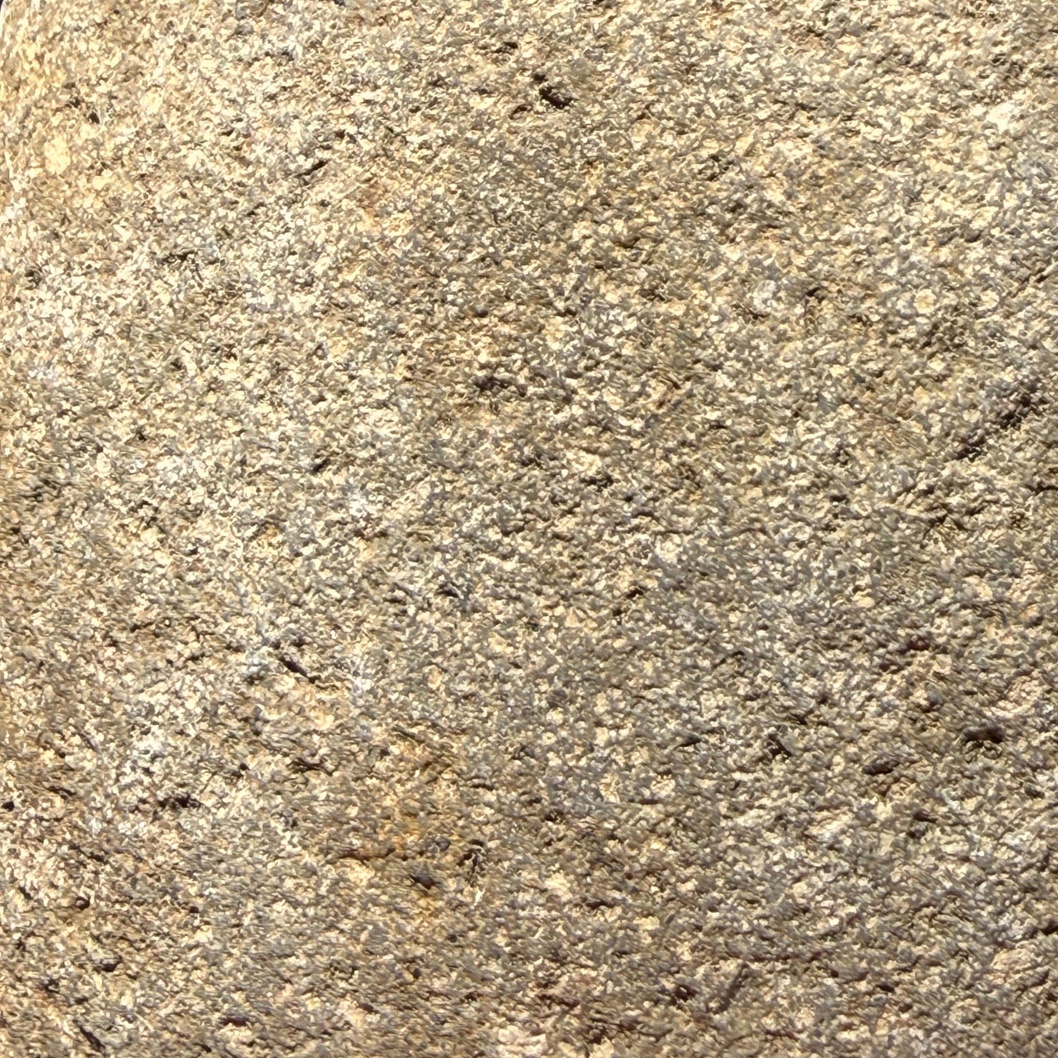 River stone soap dispenser with steel pump texture detail