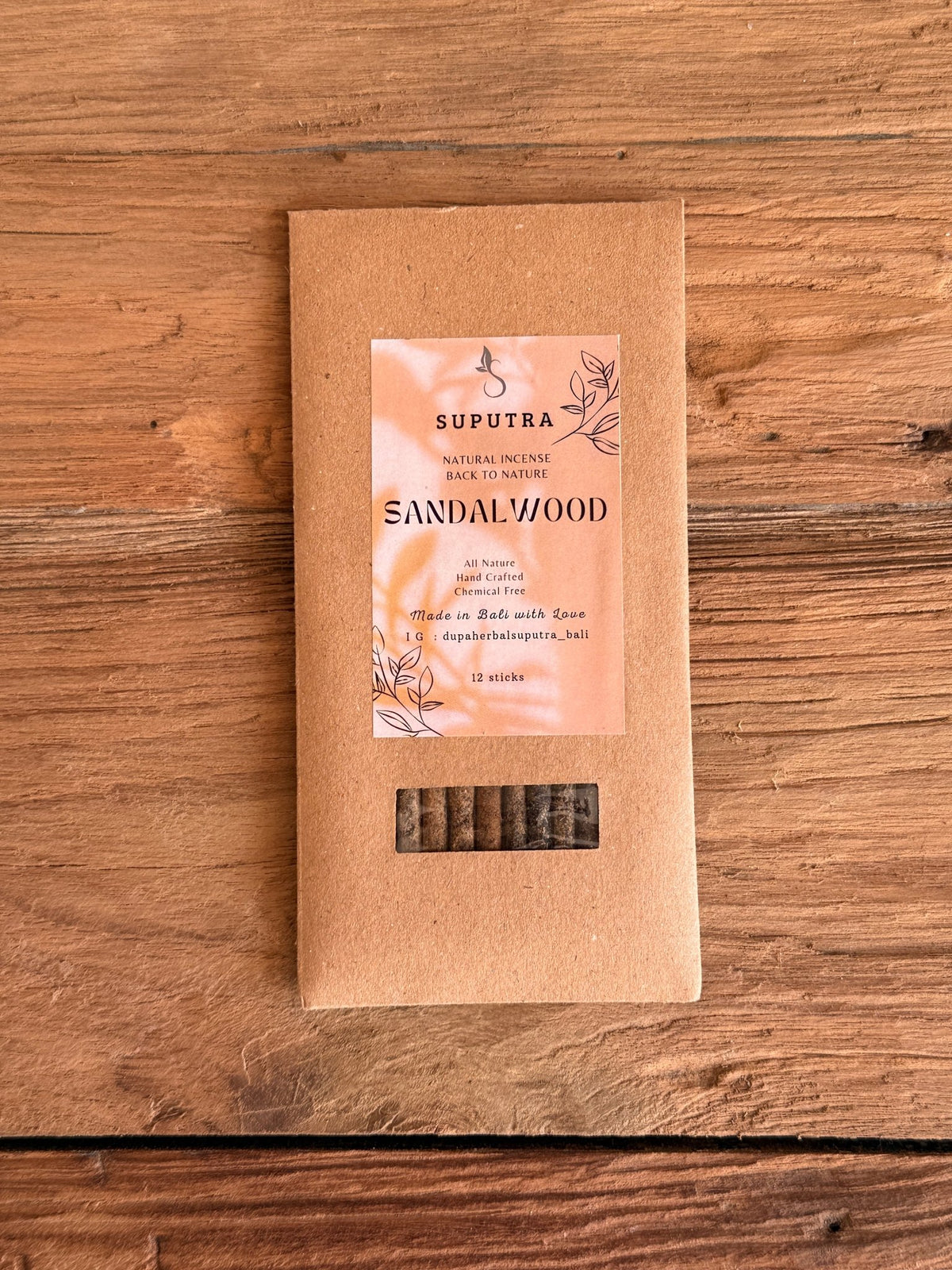 Incense (Sandalwood) - Hand and Ember