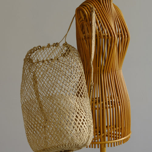 Anjat Basket - Hand - Woven Rattan, Borneo (Large) - Hand and Ember