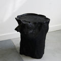 Forest side table, charred suar wood - Hand and Ember