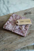 Hand - Stamped Batik Coasters (Set of 4) - Hand and Ember
