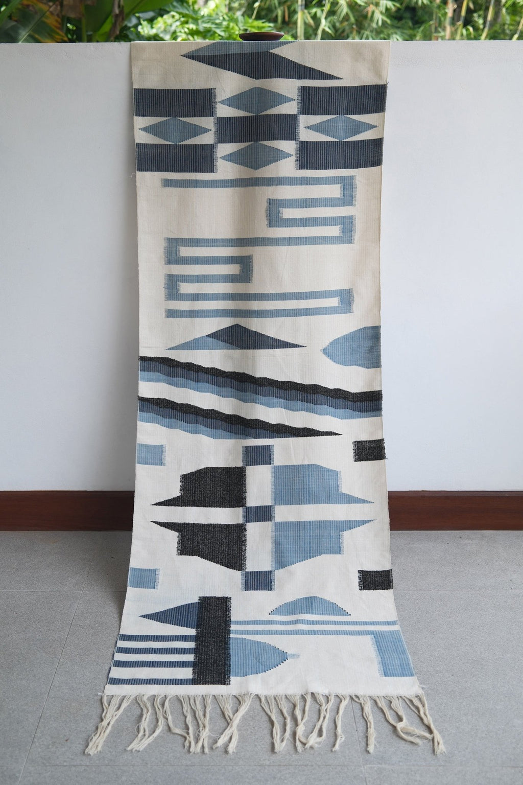 Hand - Woven Plant - Dyed Wall Hanging 03 - Hand and Ember