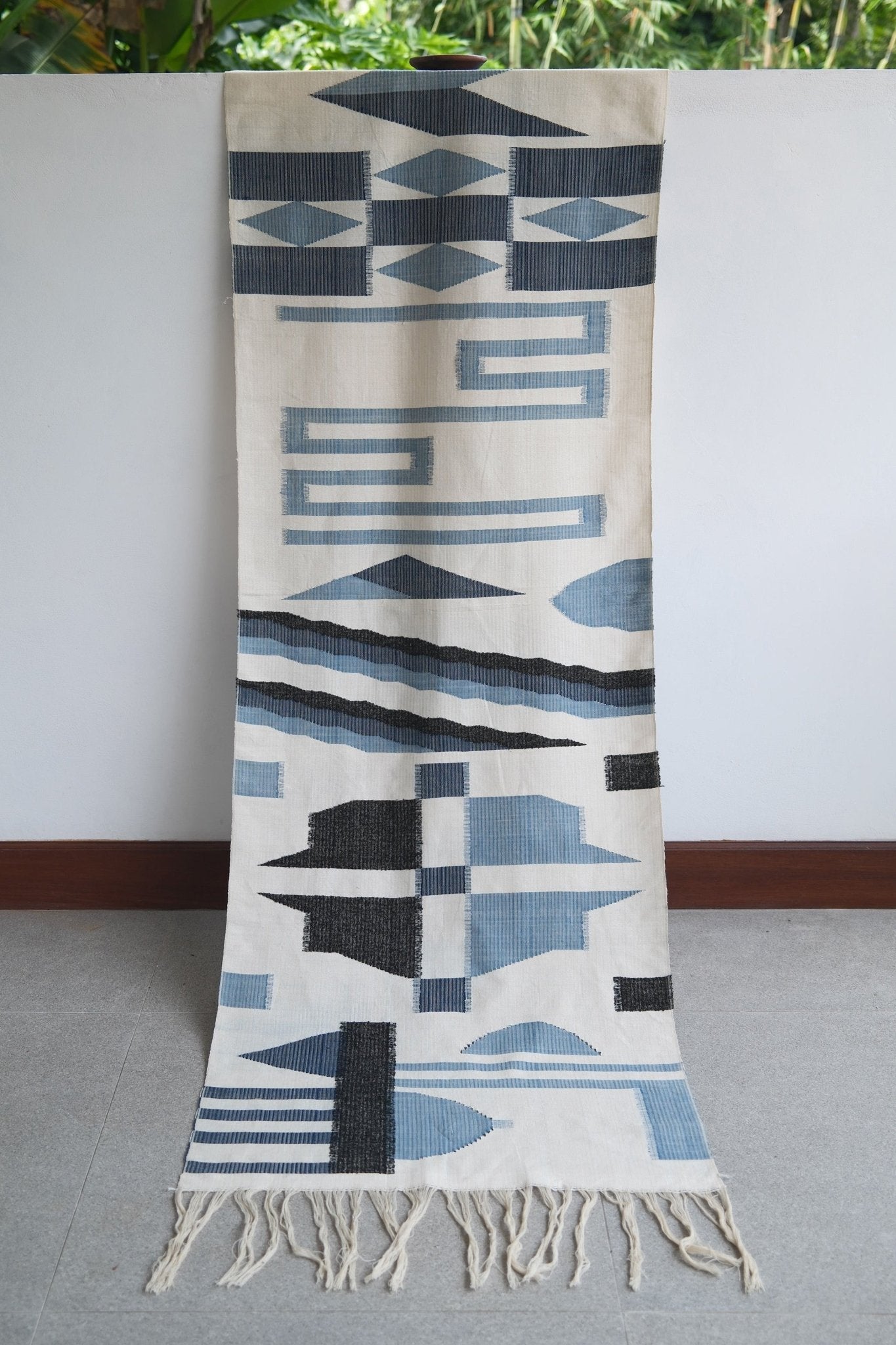 Hand - Woven Plant - Dyed Wall Hanging 03 - Hand and Ember