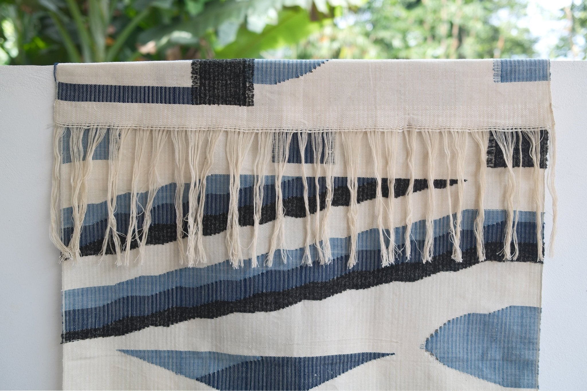 Hand - Woven Plant - Dyed Wall Hanging 03 - Hand and Ember