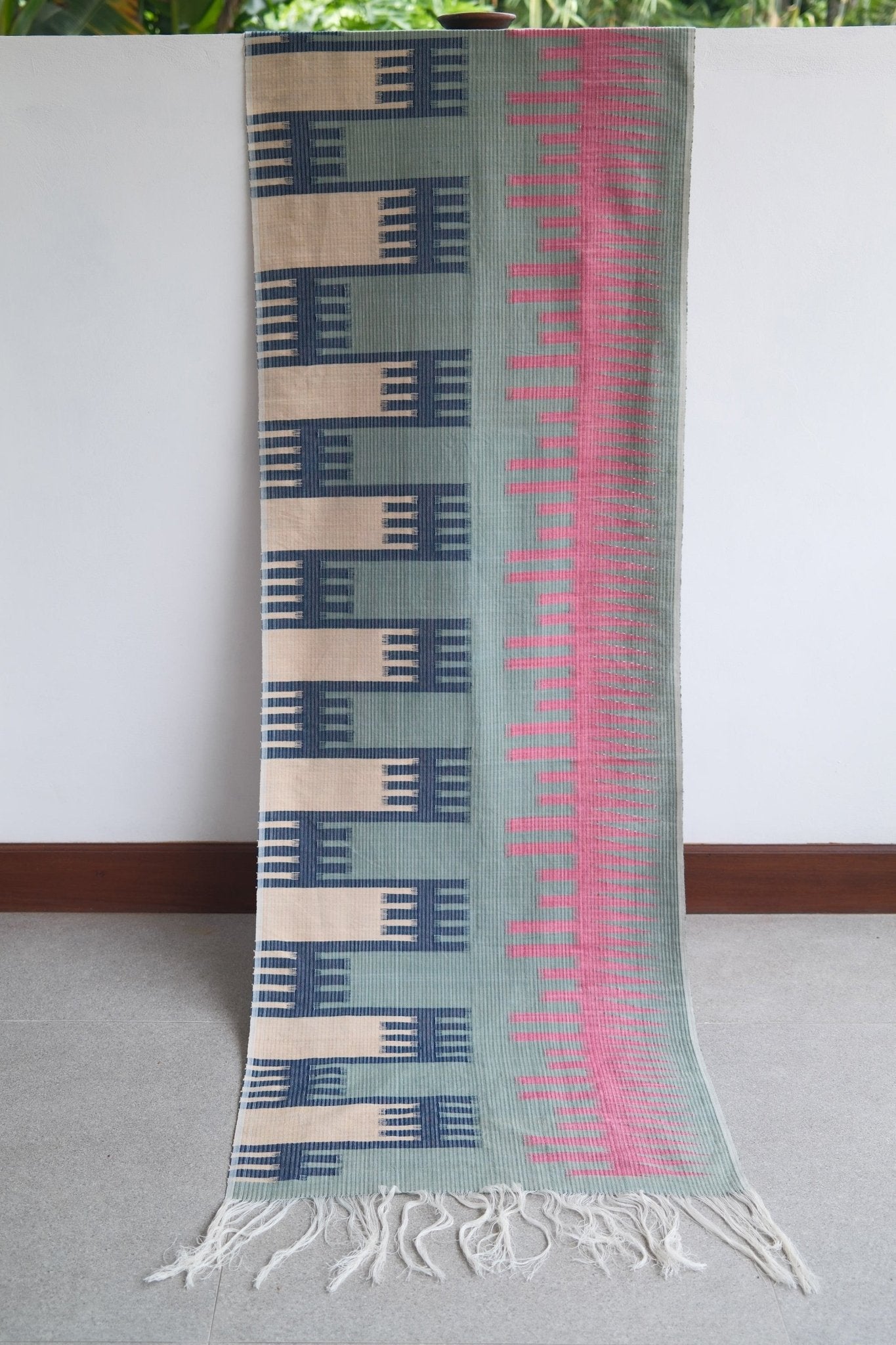 Hand - Woven Plant - Dyed Wall Hanging 06 - Hand and Ember