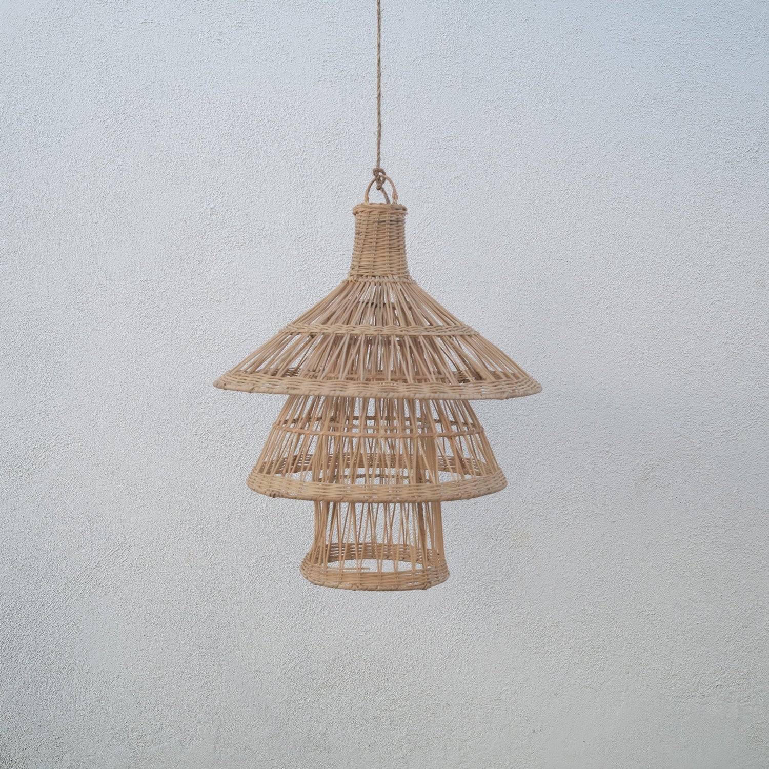 Mushroom Lamp Woven (M) - Hand and Ember