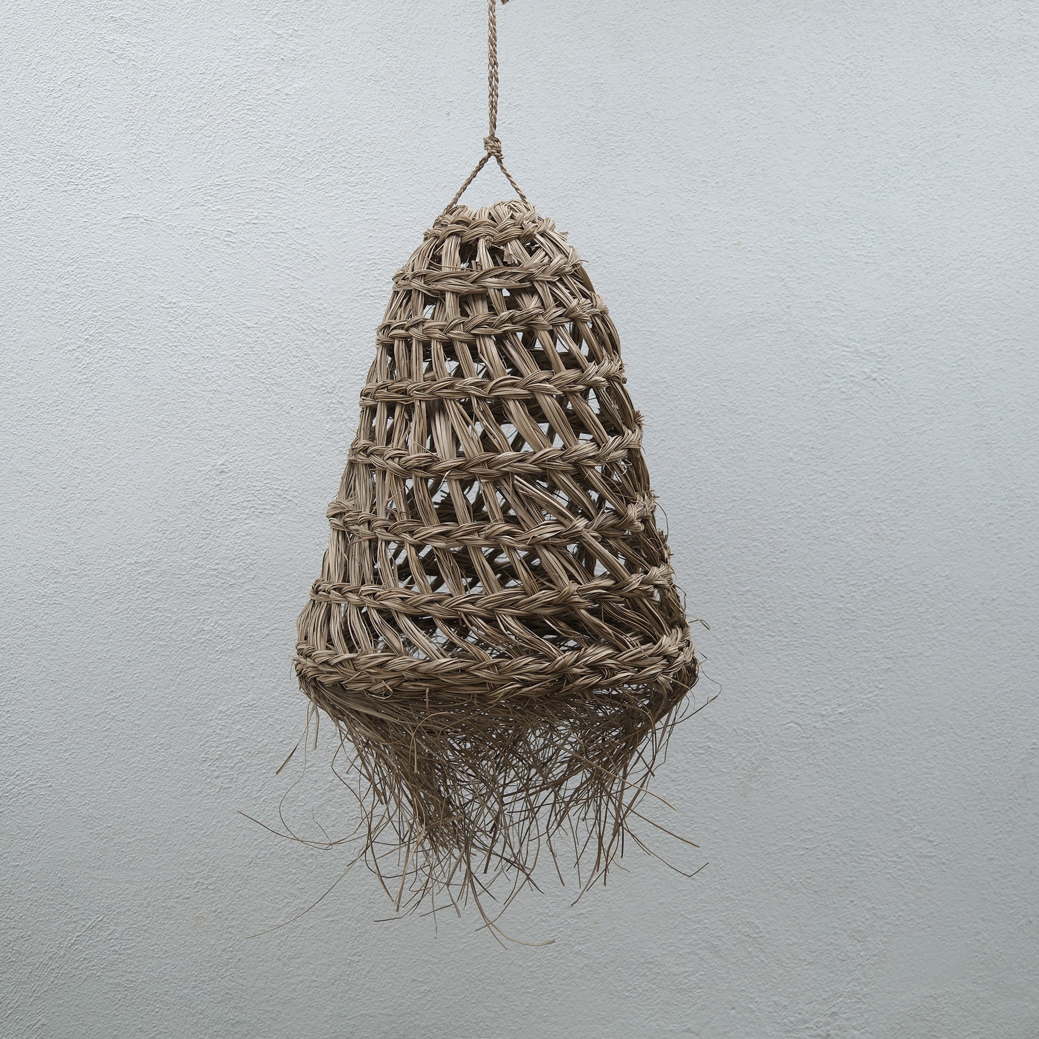 Open Weave Pandan Lamp - Hand and Ember