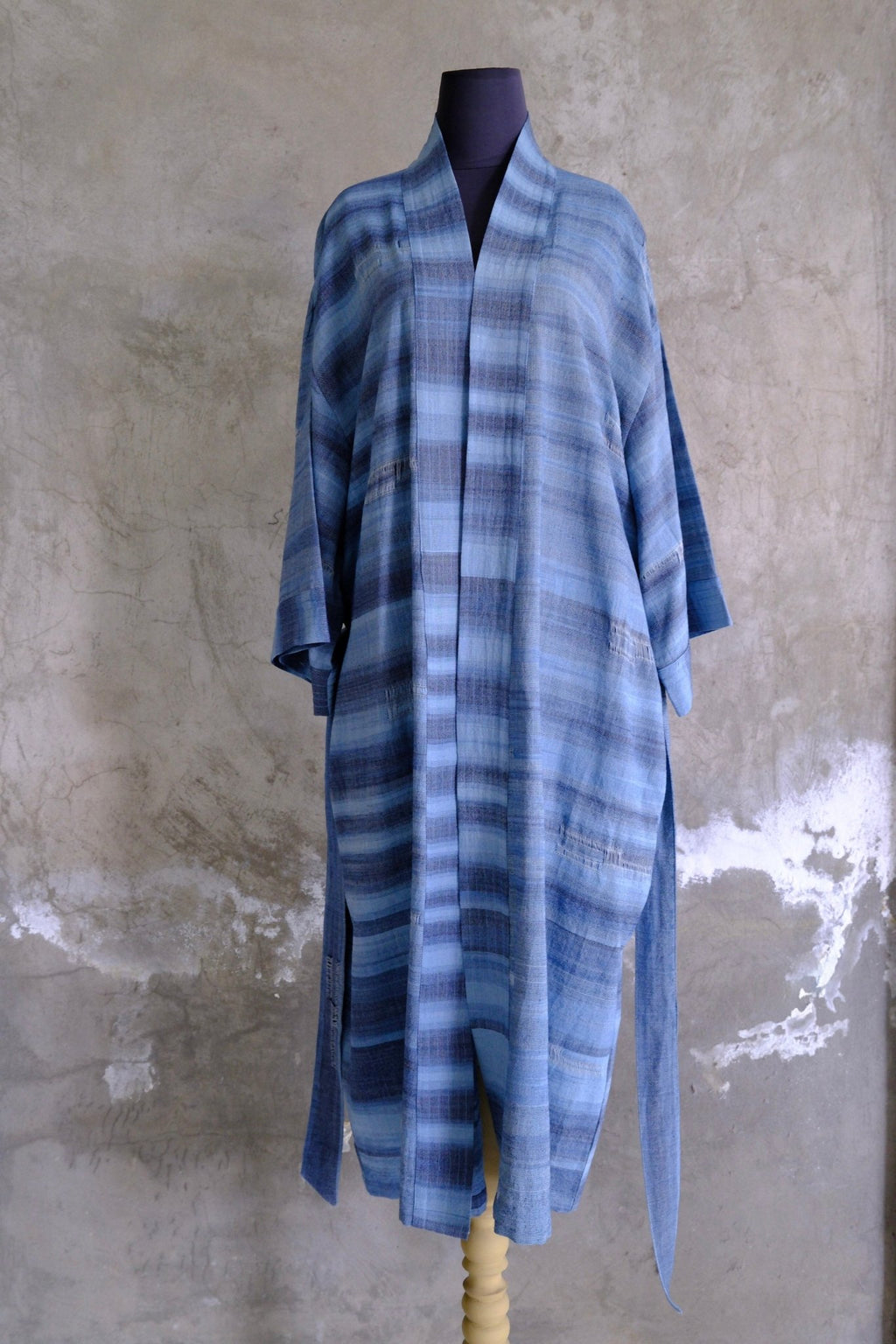 Lightweight Cotton Kimono Robe - The Blue Hour | Hand and Ember