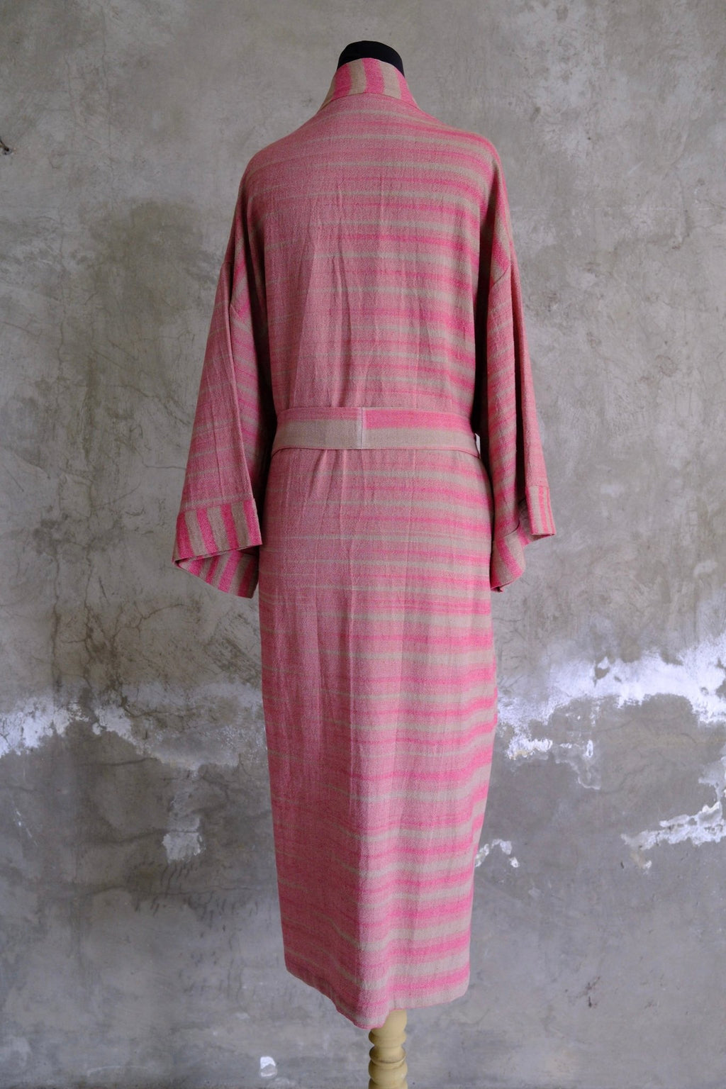 Cotton Kimono Robe Hand-dyed - The Dusk Line | Hand and Ember