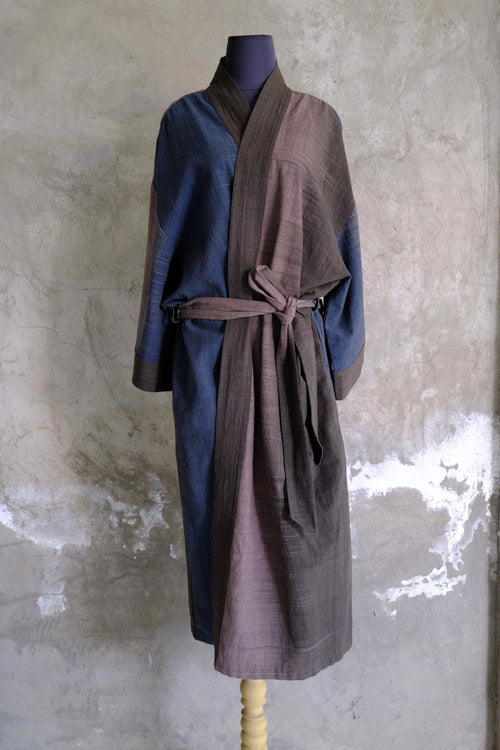 The Moontide: Cotton Kimono Robe - Hand-Dyed | Hand and Ember
