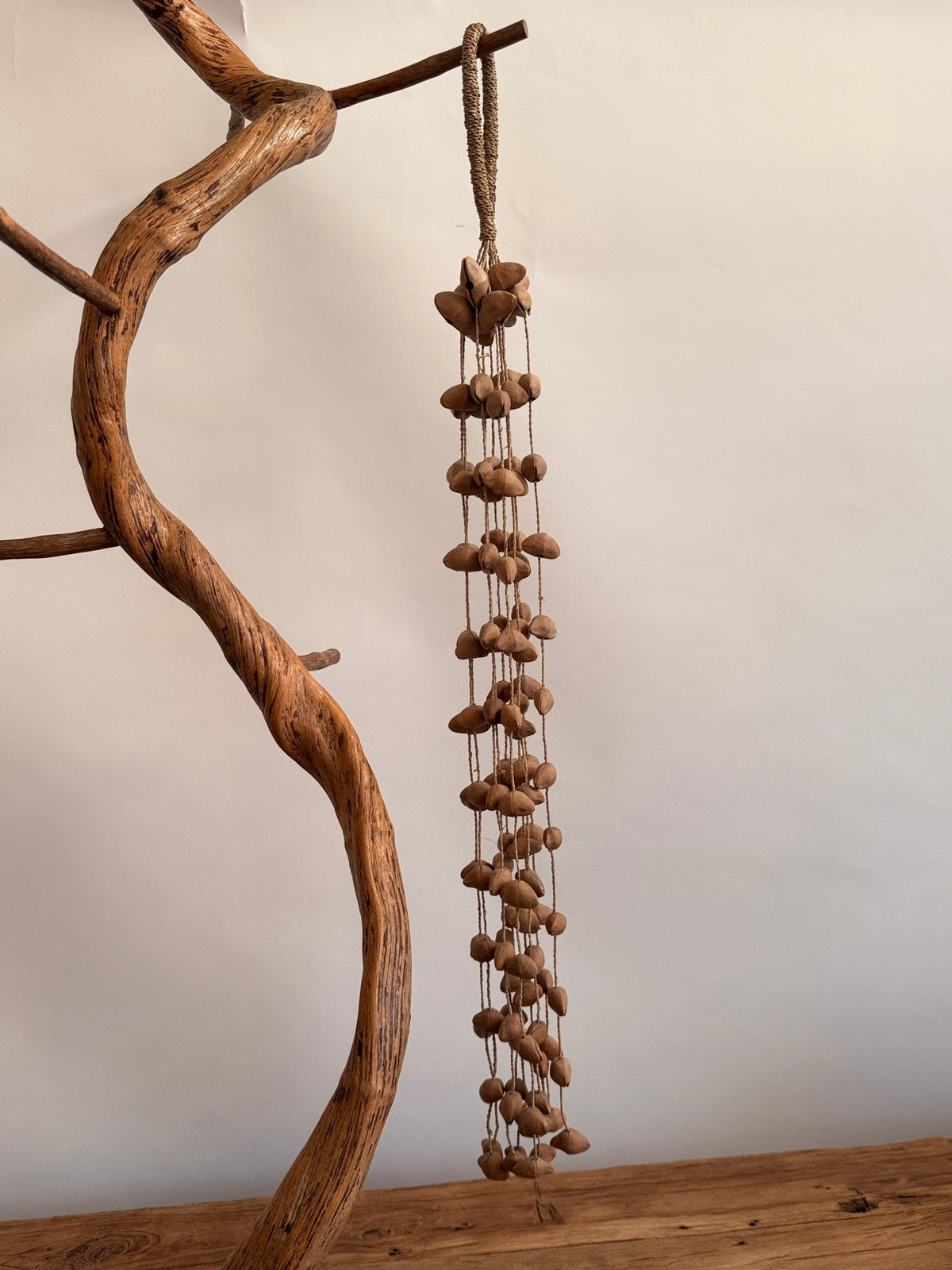 Seed pod chimes - Kenari seed long - Hand + Ember